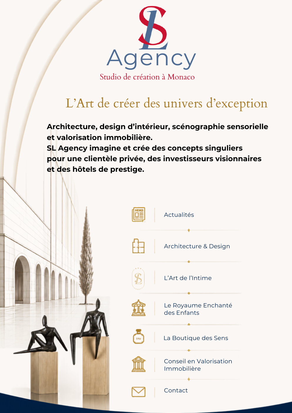 SL Agency — Studio de création à Monaco — L'Art de créer des univers d'exception